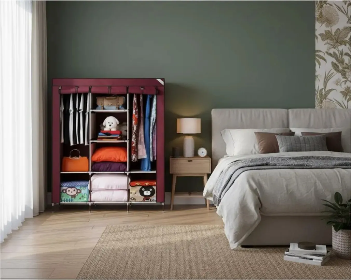 CLOSET ARMARIO 3 CUERPOS 88130 ALMACENAMIENTO 130X45X175