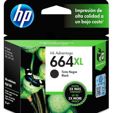 Imagen del producto Cartucho HP 664XL Negro