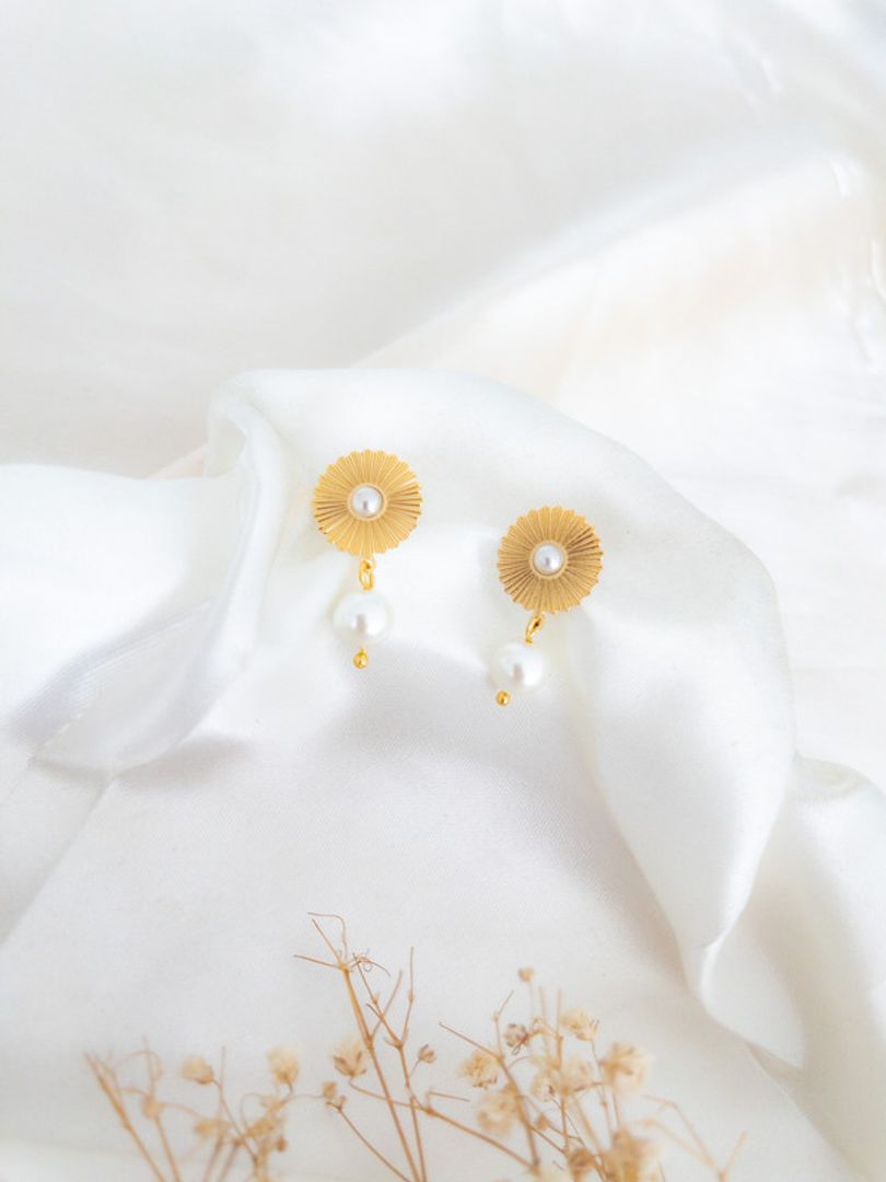 ARETE DE FLOR CON PERLAS  
