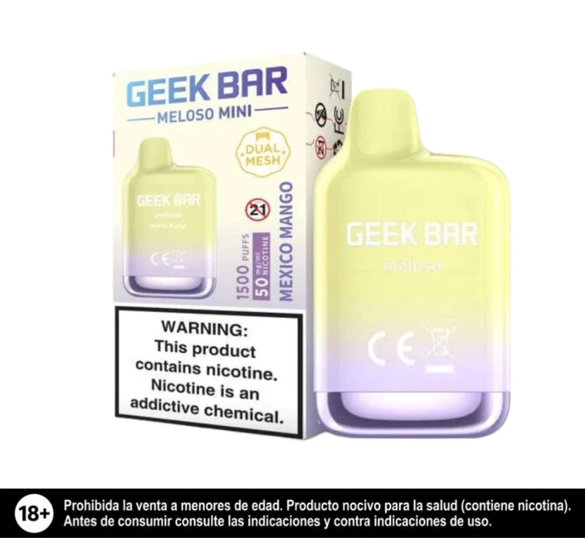Geek Bar Mexico Mango 1500 Puffs Meloso Mini