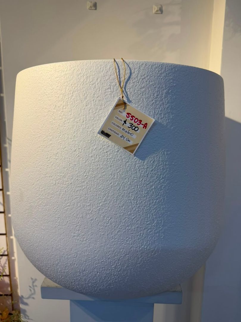 MATERO PLASTICO TIPO GRANITO BLANCO GIGANTE