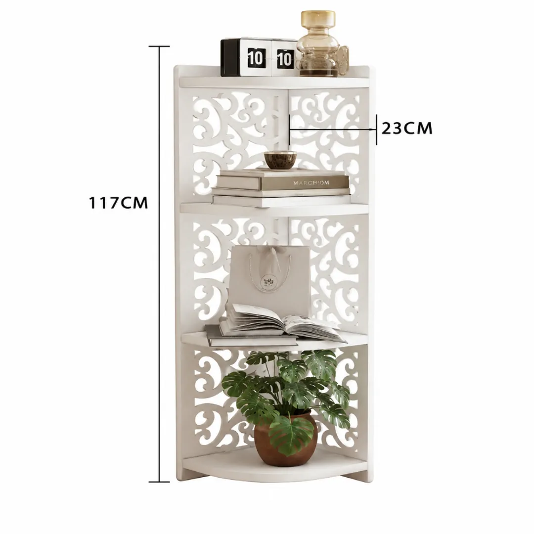 ORGANIZADOR ELEGANTE ESTANTE ESQUINA 4 NIVELES PRLA-987