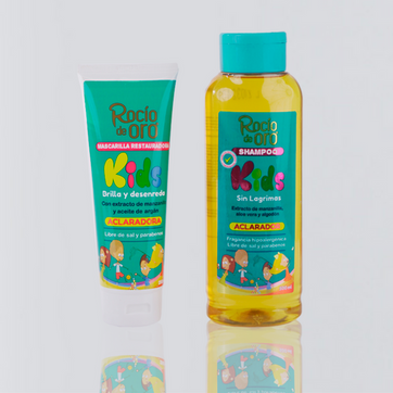 Imagen del producto Kit aclarante capilar Kids Rocio de oro