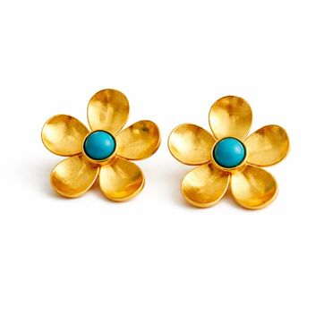 Imagen del producto ARETES BLUE FLORAL