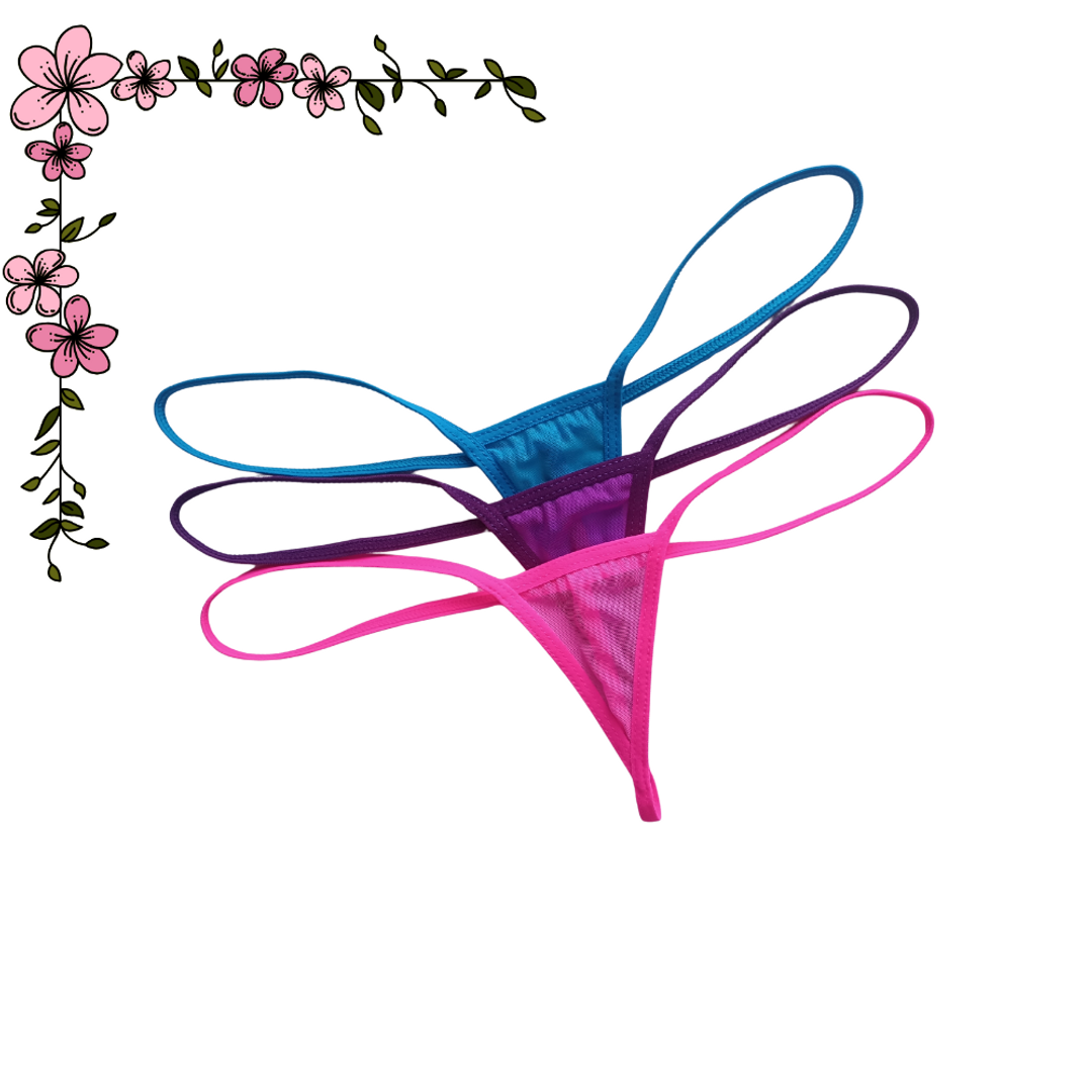 Kit x 3 súper micro tanga mallatex 