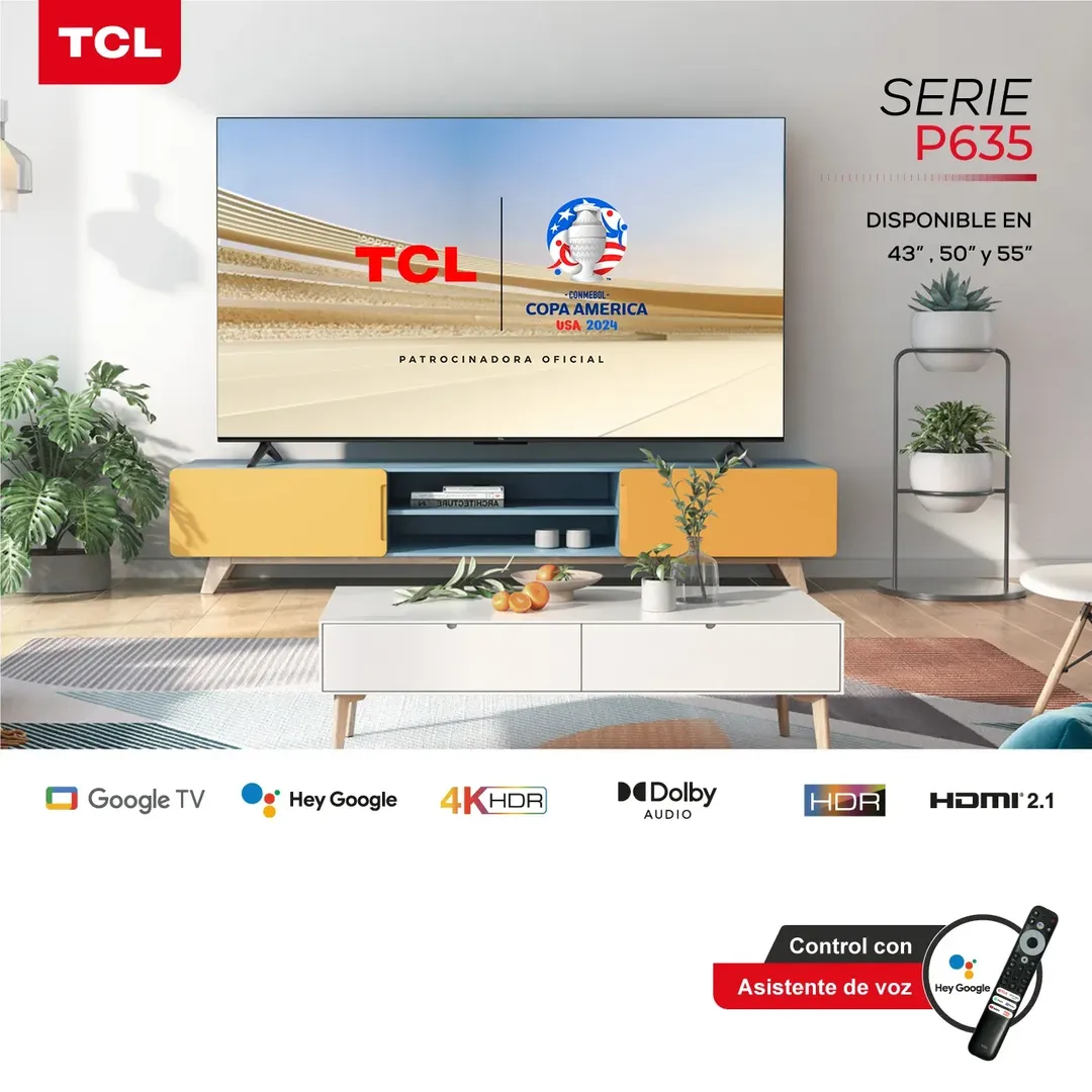 TV TCL 58" 4K-UHD LED SMART TV GOOGLE