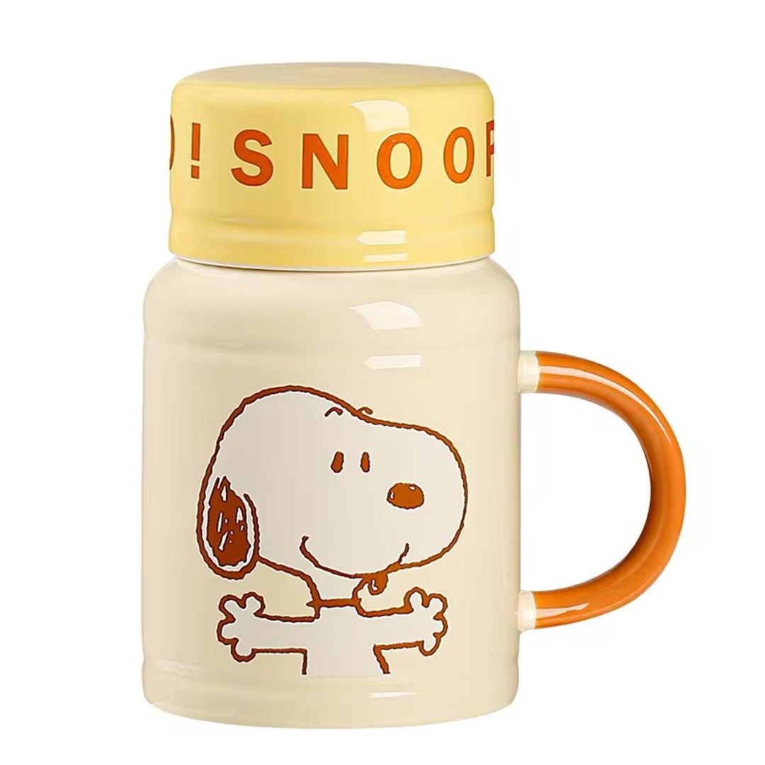 Mug snoopy tapa vaso 