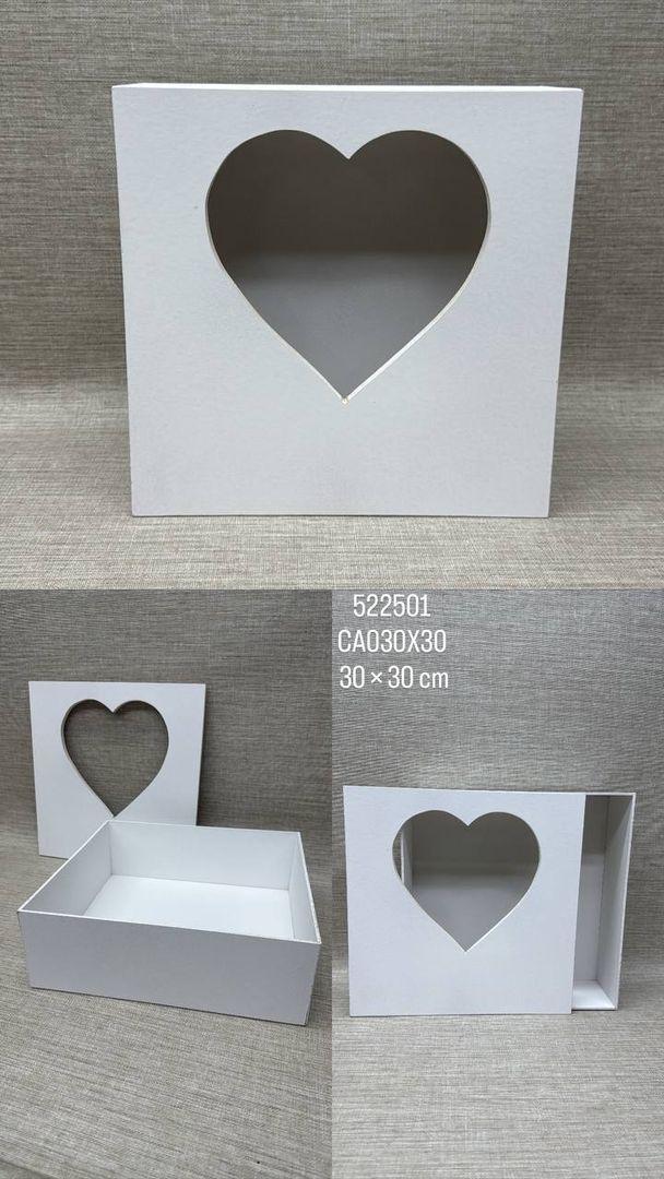 CAJA CON TAPA DESLIZANTE 30X30 CM