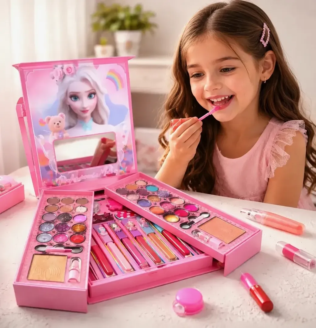 KIT DE MAQUILLAJE INFANTIL CON ACCESORIOS