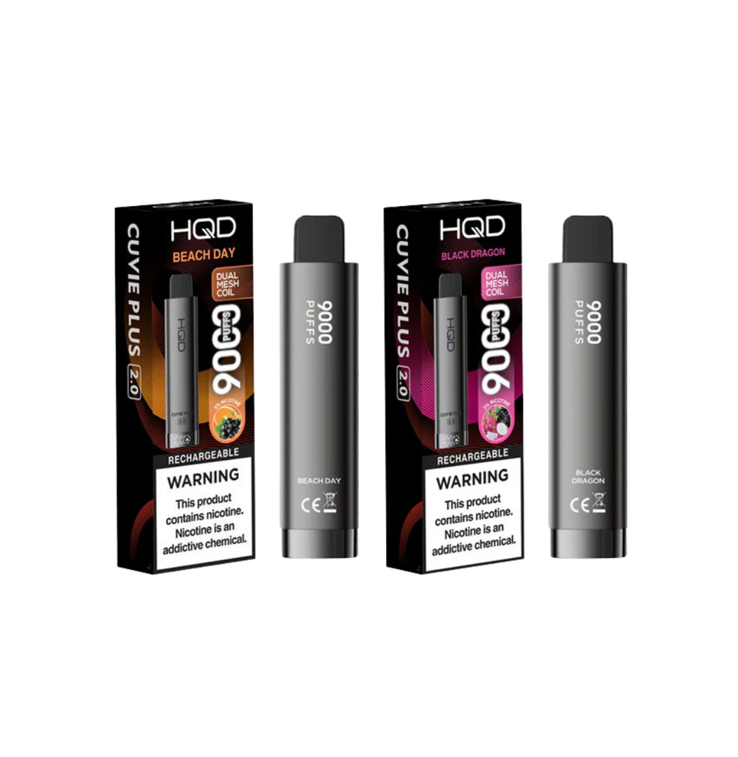 2 HQD Cuvie 2.0 9.000 Puffs