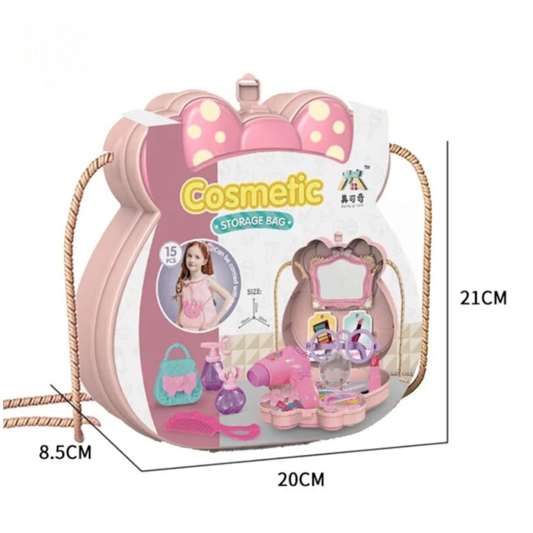 Kit Cosmeticos Lonchera Maquillaje Juguete De Belleza Niñas