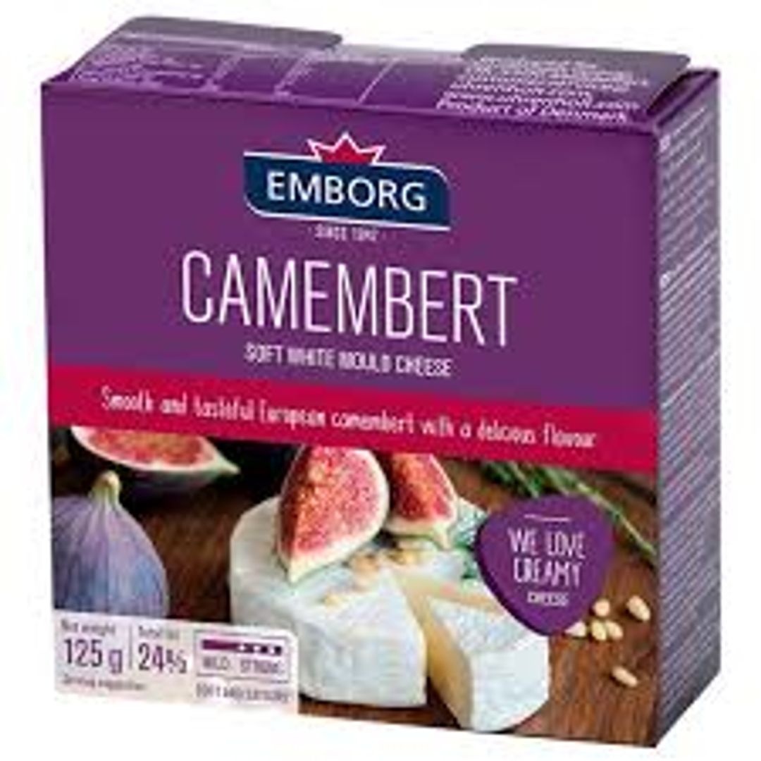 QUESO CAMEMBERT EMBORG*125G