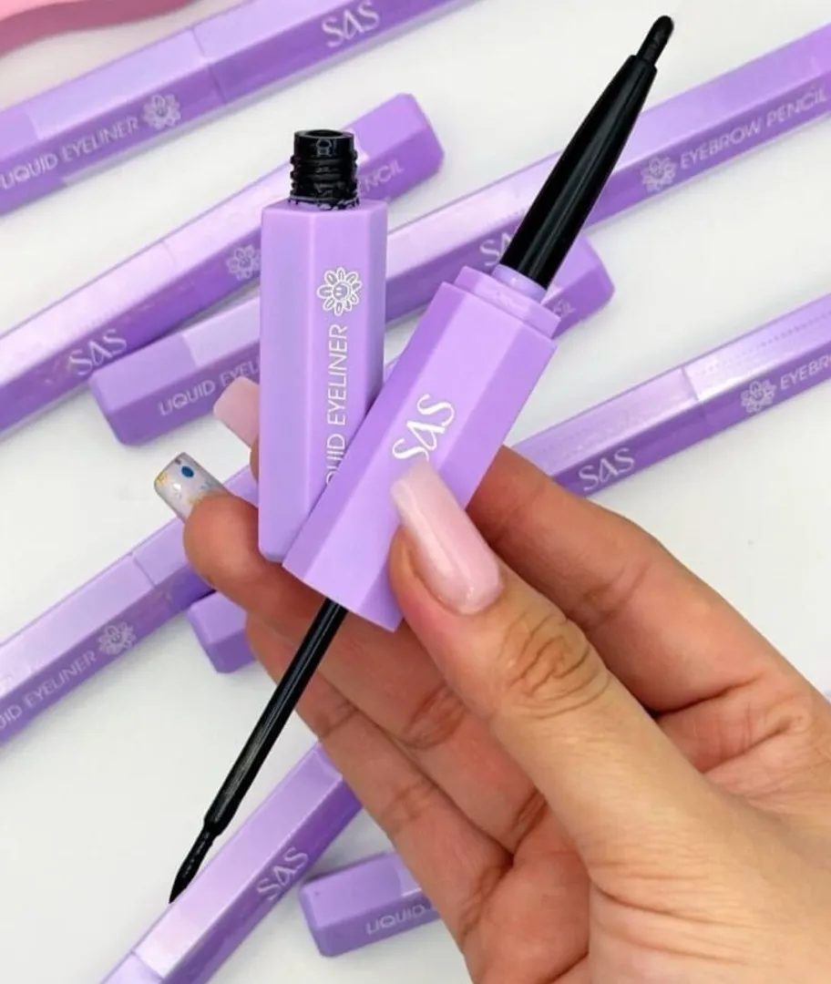 2EN1 Delineador y lapiz para cejas retractil SAS  