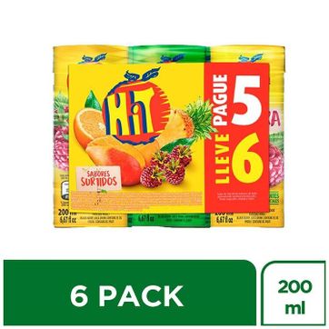 Imagen del producto REFRESCO HIT TETRAPACK*6