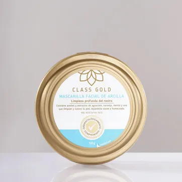 MASCARILLA FACIAL DE ARCILLA 150 ML CLASS GOLD - imagen 1