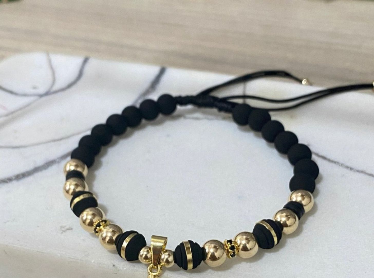 Pulsera artesanal balin 6mm 