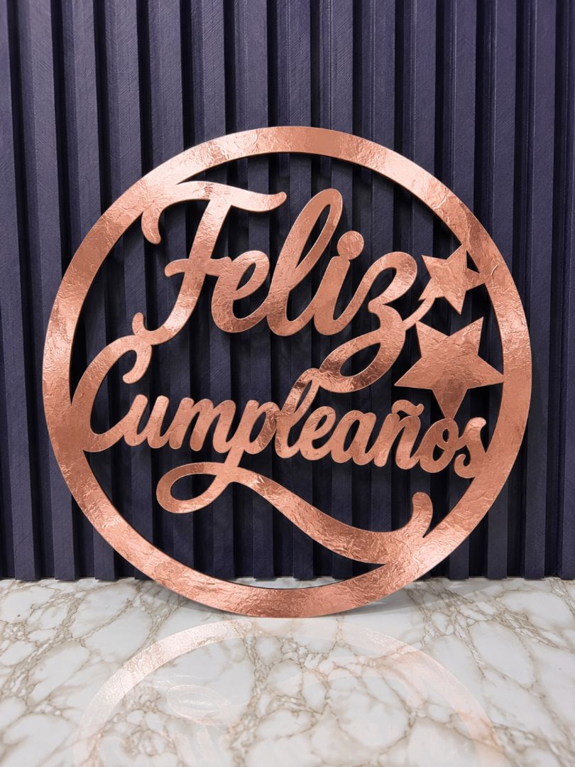 TOPPER FELIZ CUMPLEÑOS 