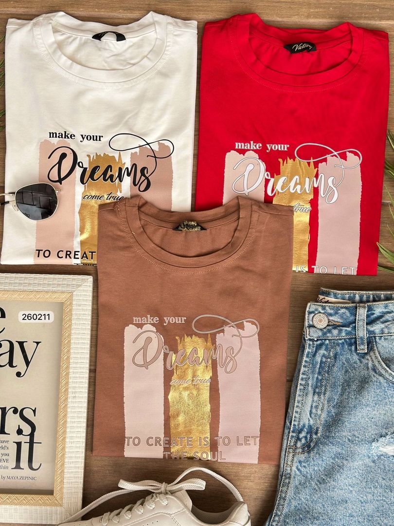 CAMISETA CAPRI REGULAR DREAMS TO CREATE 260211