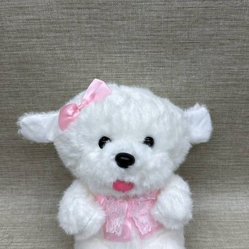 Imagen del producto PERRITA CON SONIDO BLANCA 30 CM