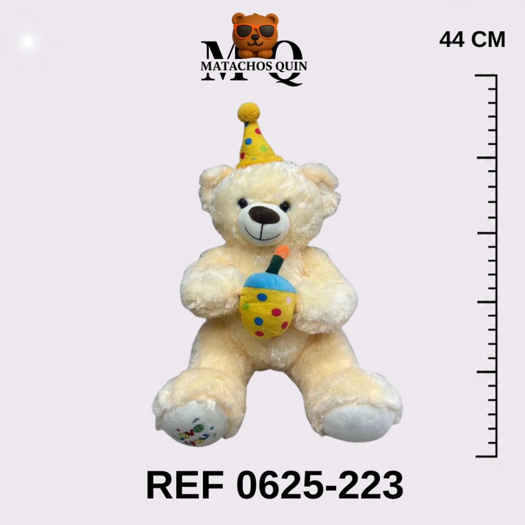 OSO SURTIDO CON ACCESORIOS DE CUMPLEAÑOS