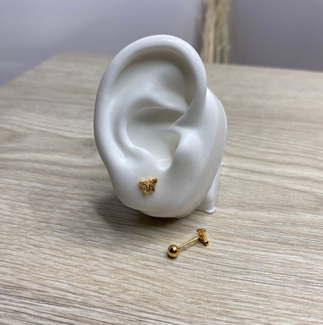 Topo de seguridad, mariposa piedra blanca, covergold 