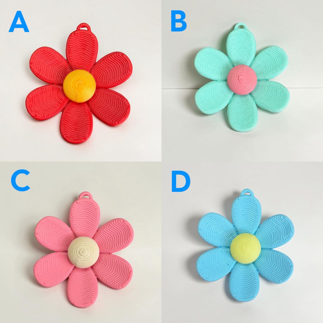 Dijes Flor Textura
