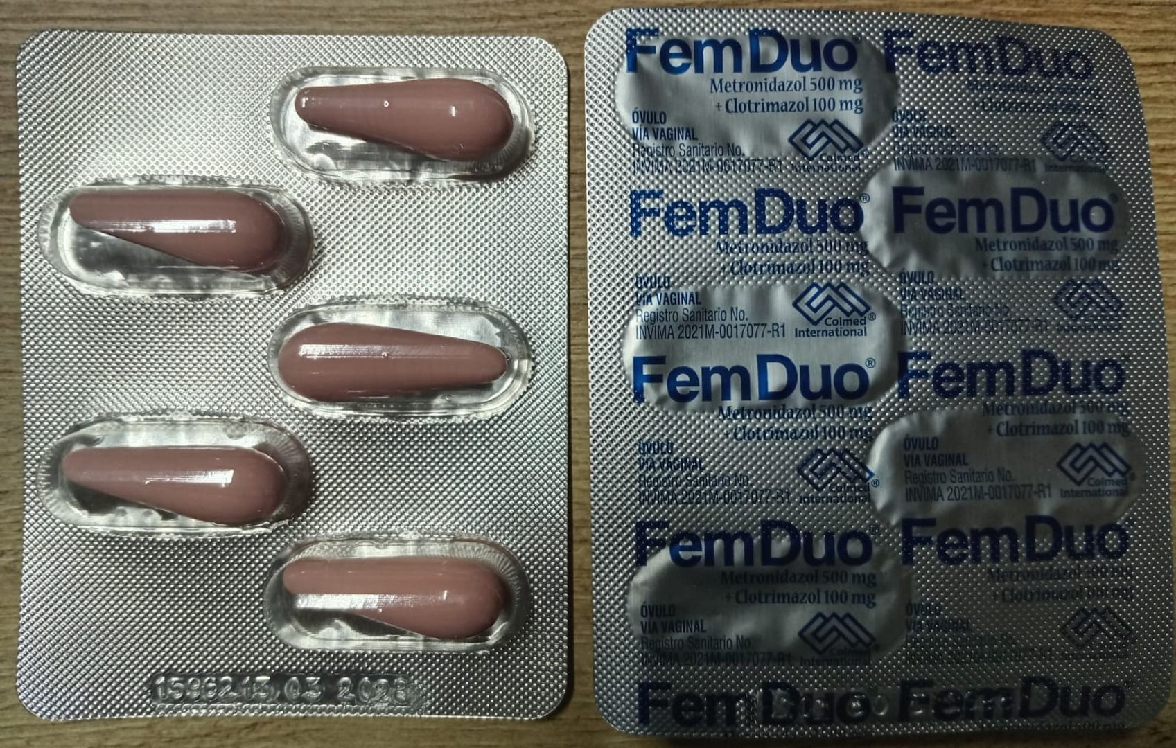 FEMDUO SOB X 5 OVULOS