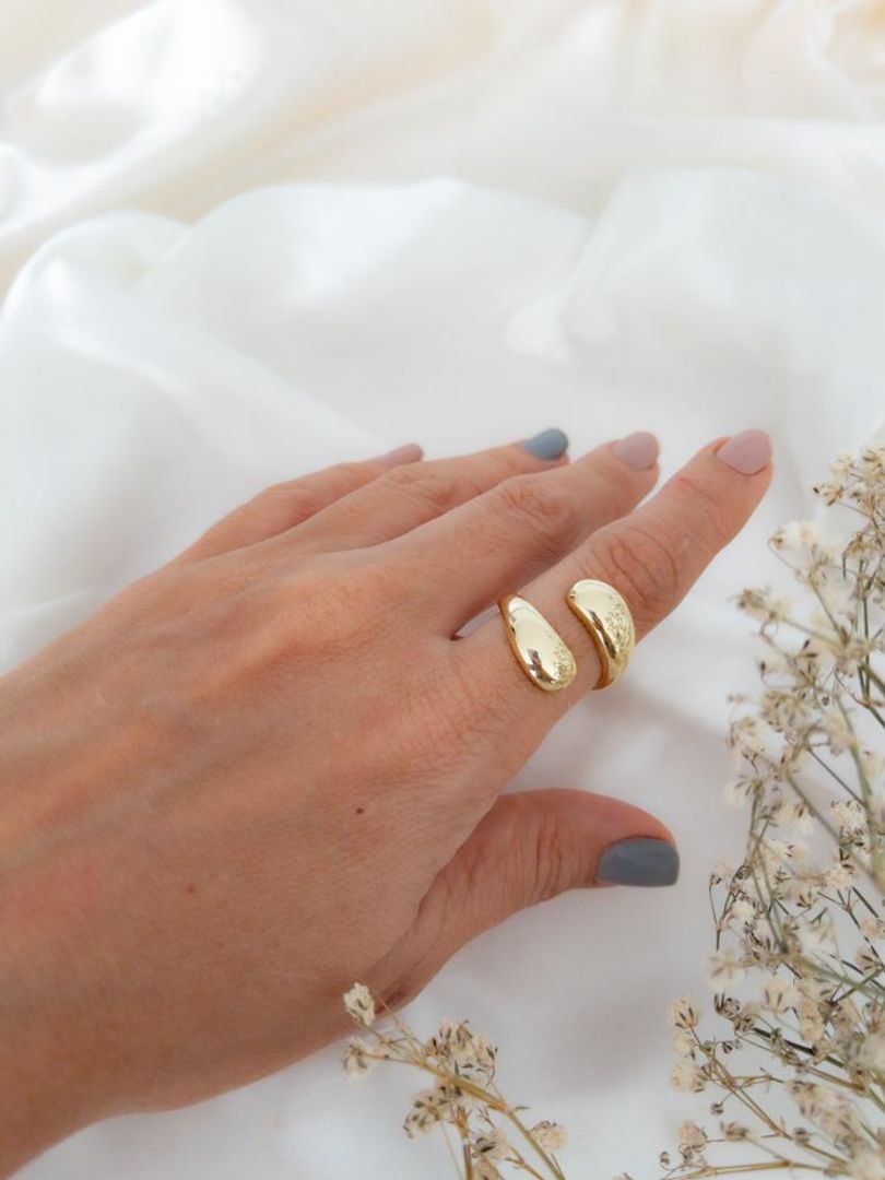 ANILLO DOBLE GOTA