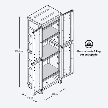 ARMARIO GRANDE BARÚ RIMAX - imagen 3
