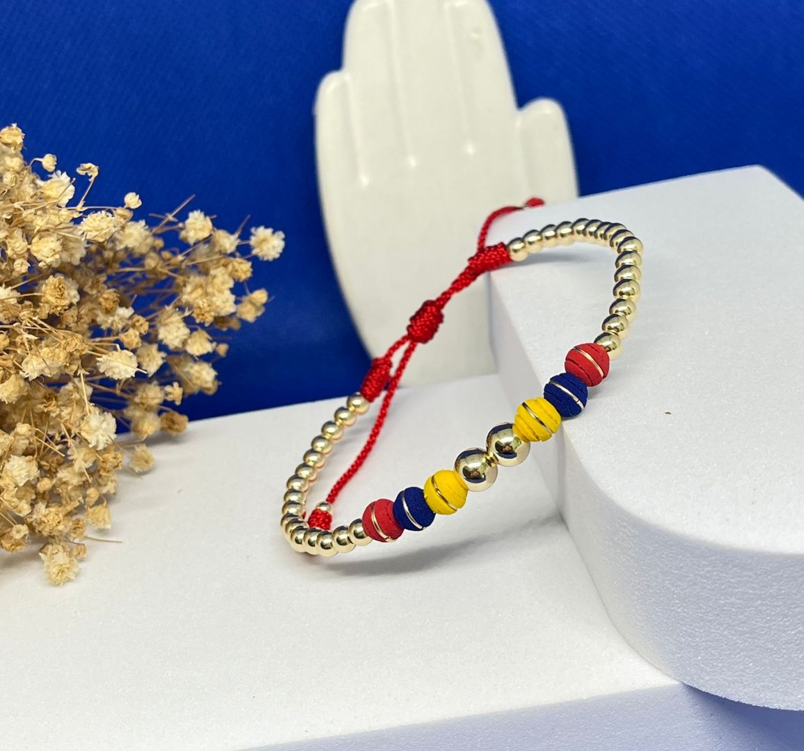 Pulsera full balin 4mm liso y balin 6mm, neopreno argollado 6mm