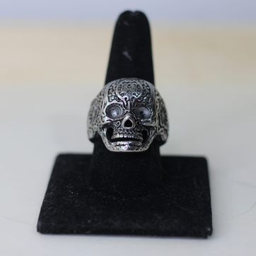 Imagen del producto ANILLO CALAVERA FLOR