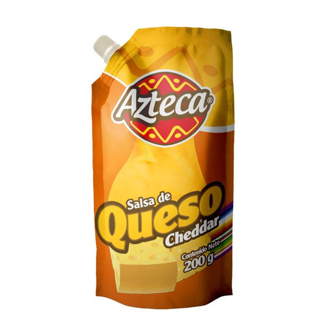 SALSA QUESO CHEDDAR AZTECA*200G