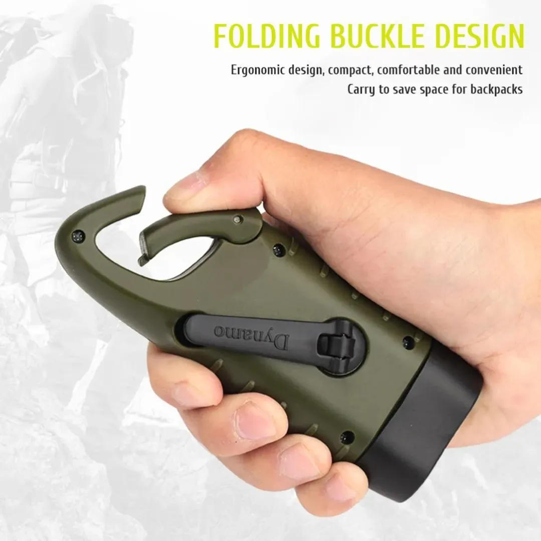 LINTERNA EMERGENCIA SOLAR Y DINAMO