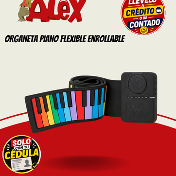Imagen del producto ORGANETA PIANO FLEXIBLE ENROLLABLE