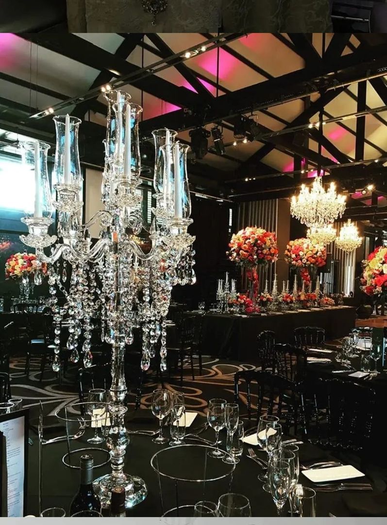 CANDELABRO EN CRISTAL GRANDE