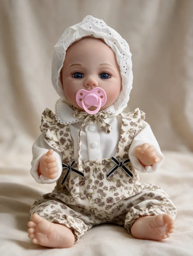 JUGUETE MUÑECO BEBE REALISTA INTERACTIVO CON ACCESORIOS