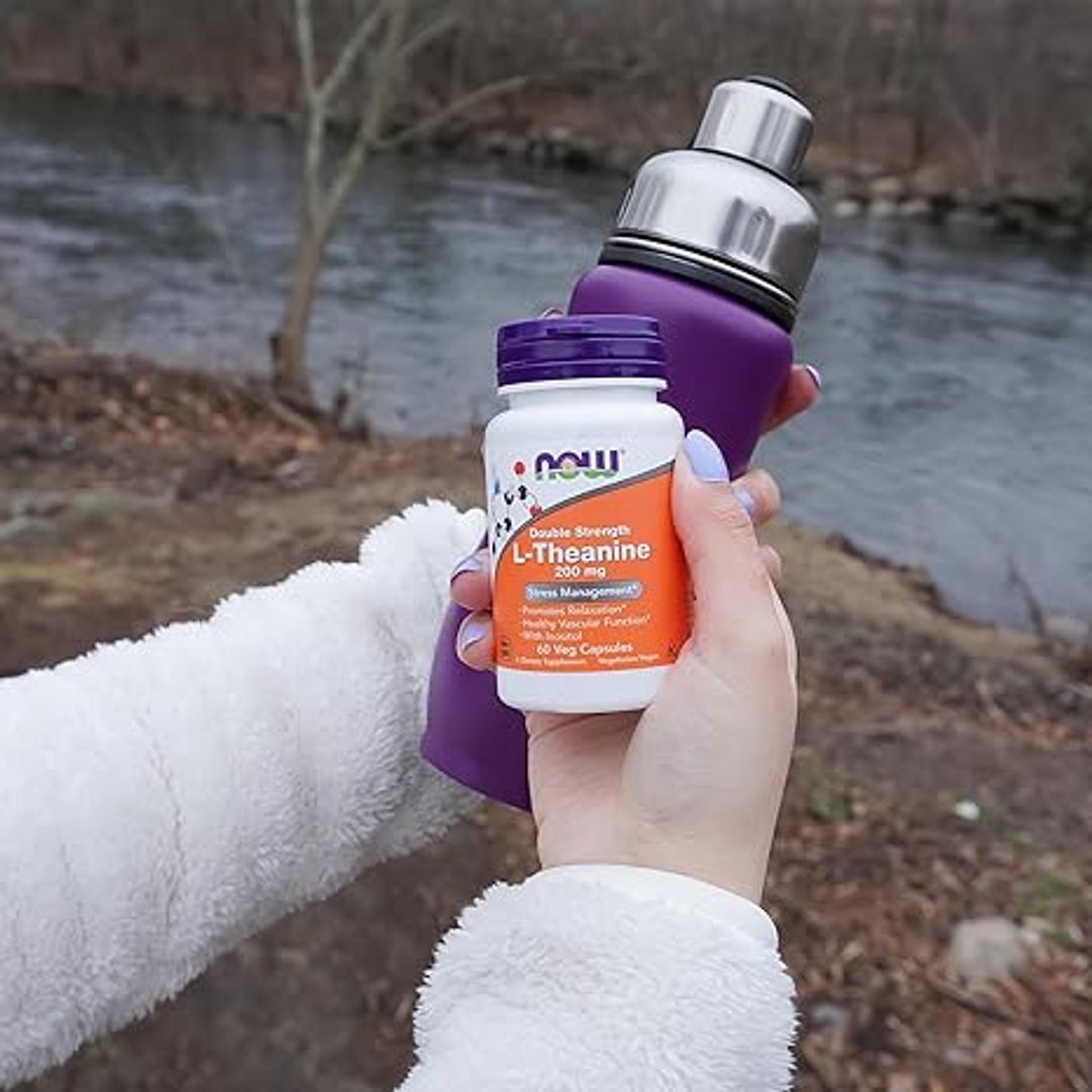 Lteanina 200mg 60 cap NOW 