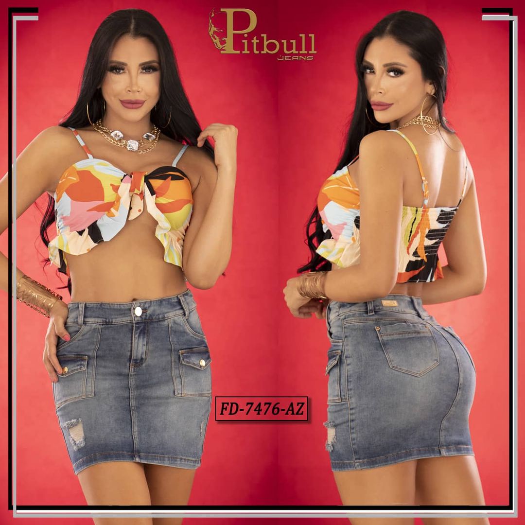 Falda Vaquera Pitbull - FD7476