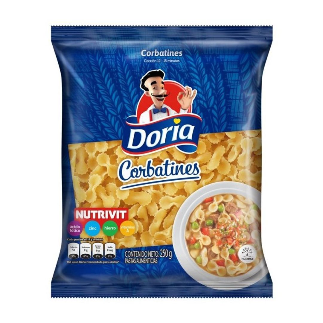 PASTA DORIA CORBATINES*250G