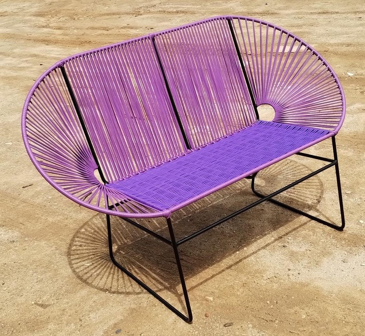 Sofá 2 puestos asiento tradicional