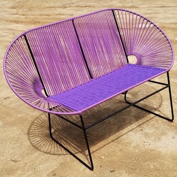 Sofá 2 puestos asiento tradicional - imagen 1