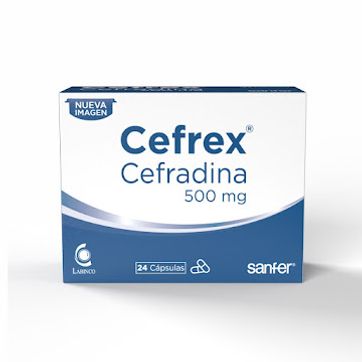 Imagen del producto CEFREX 500MG (CEFRADINA) X8 CAPS