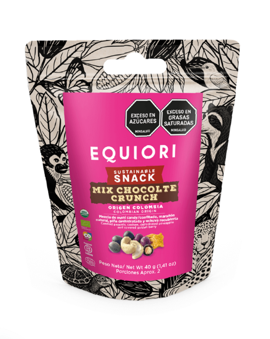 MIX CHOCOLATE CRUNCH EQUIORI X 40GR