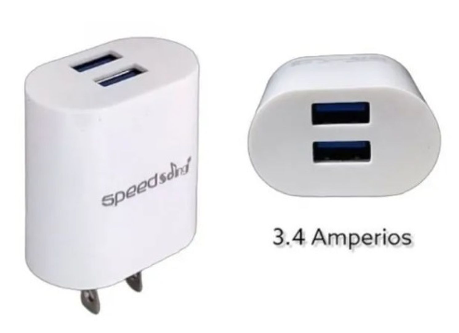 Cabeza cargador 3.4A SpeedSong SG87C