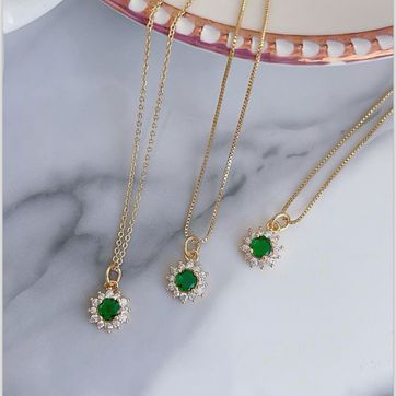 Imagen del producto COLLAR PIEDRA VERDE 