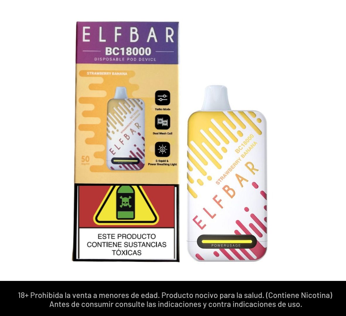Elfbar Strawberry Banana 18.000 Puffs