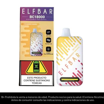 Imagen del producto Elfbar Strawberry Banana 18.000 Puffs