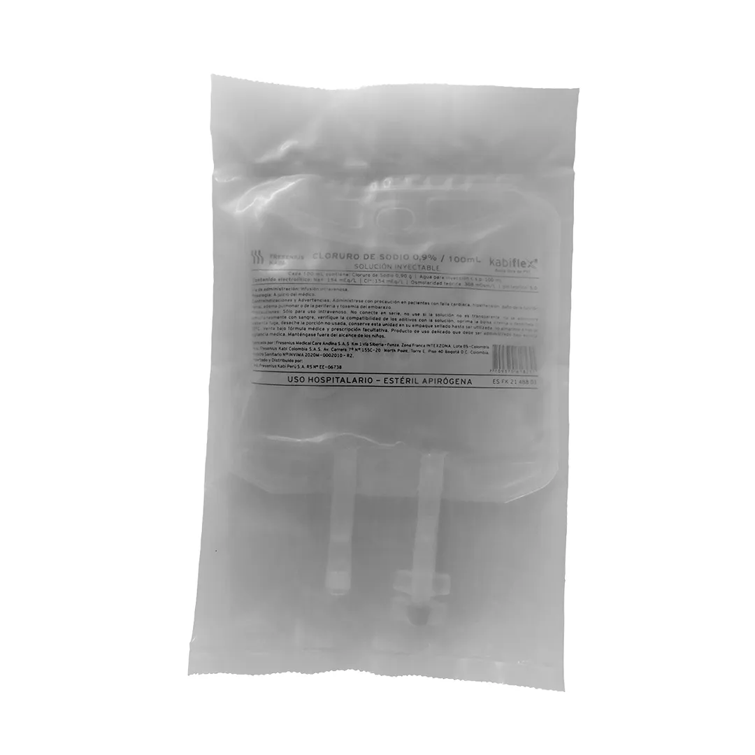 CLORURO DE SODIO 0.9% FRESENIUS X 100ML