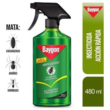 Imagen del producto  BAYGON VERDE LIQUIDO RASTREROS Y VOLADORES X 475 ML RPTO 