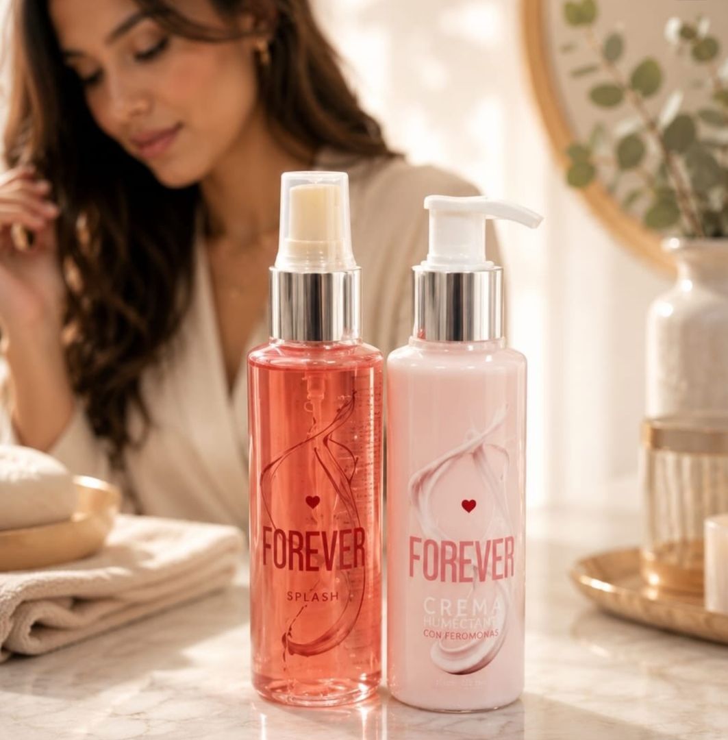 Duo crema y splah con feromonas 